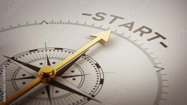 Obraz Rozpocznij koncepcję