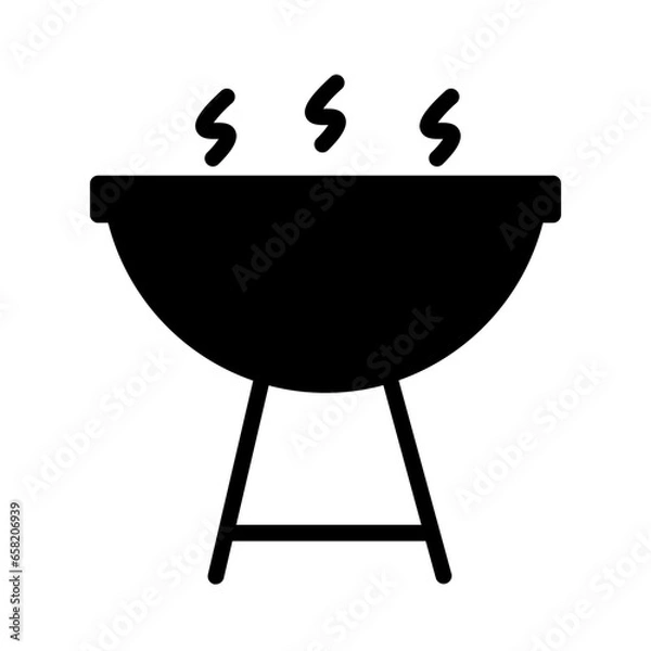 Obraz Grill Party Summer Solid Icon
