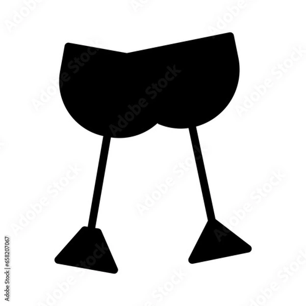 Obraz Party Day July Solid Icon