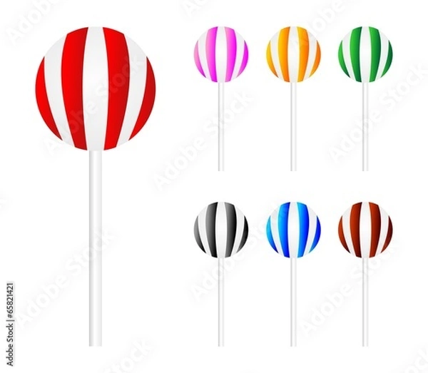 Obraz colourful lollipop
