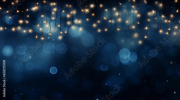 Obraz 美しいボケのあるイルミネーションの背景用グラフィック素材