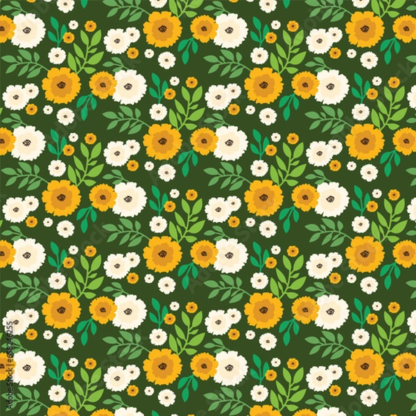 Obraz Hand drawn spring pattern design
