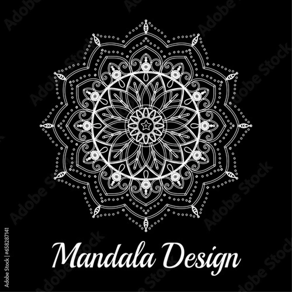 Fototapeta Luxury mandala background design