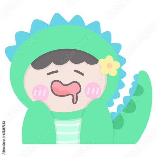 Obraz Baby child dinosaur 