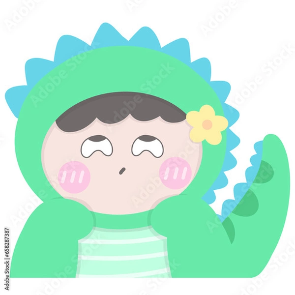 Obraz Baby child dinosaur 