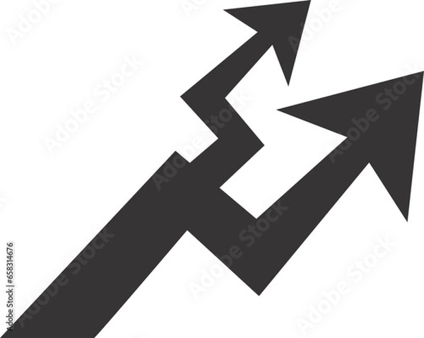 Fototapeta current arrow sign