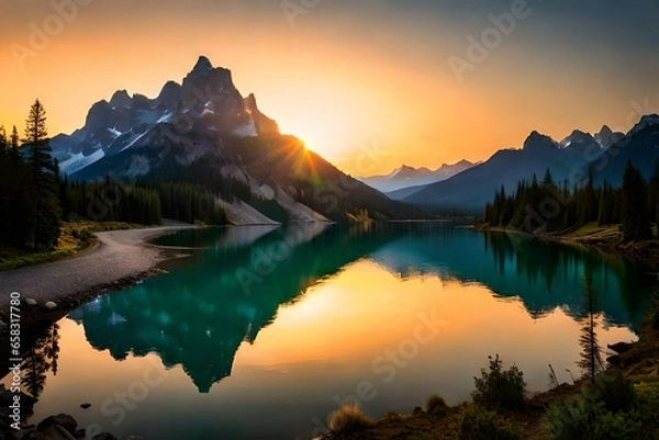 Fototapeta nature generative by AI technology