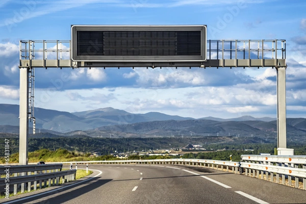 Obraz Znaki drogowe LED