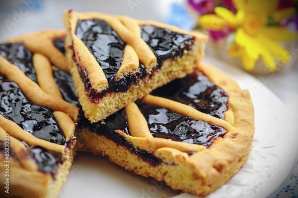 Obraz Crostata, italian homemade cake