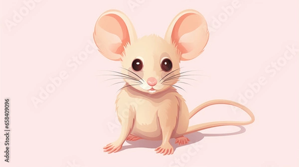Obraz Cute Baby Mouse Illustration