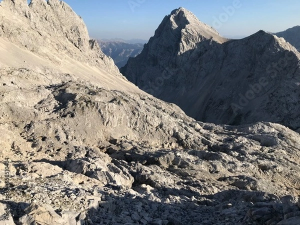 Fototapeta beautiful mountain landscape in totes gebirge in austria