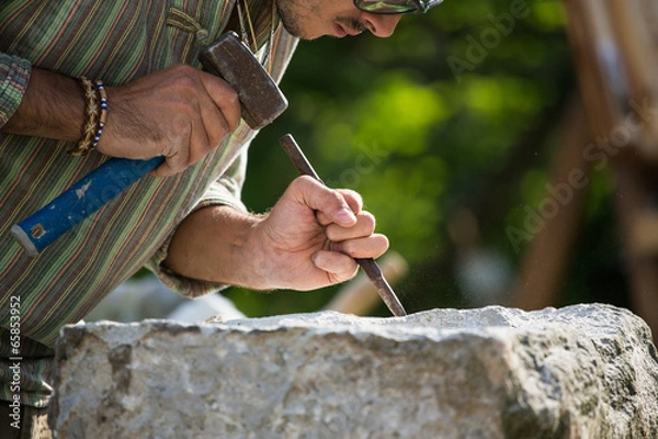 Fototapeta Stonecutter
