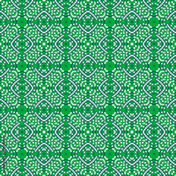 Obraz green seamless pattern