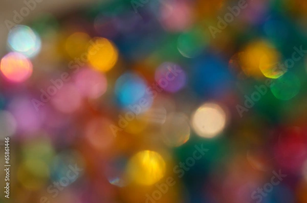 Fototapeta Abstract background - bright lights bokeh