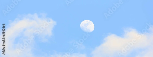 Fototapeta Moon in the daytime