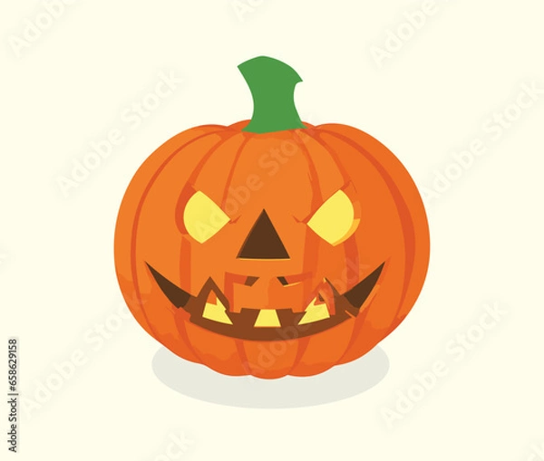 Fototapeta Free vector Halloween pumpkins collection