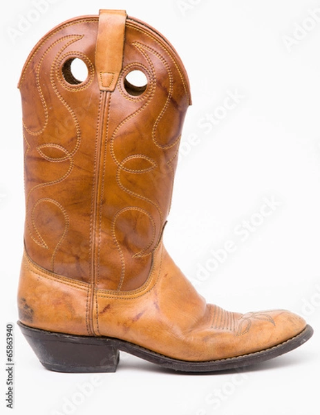 Obraz Cowboy boots, Western retro