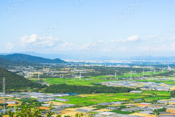 Obraz 愛知県田原市の町並み風景