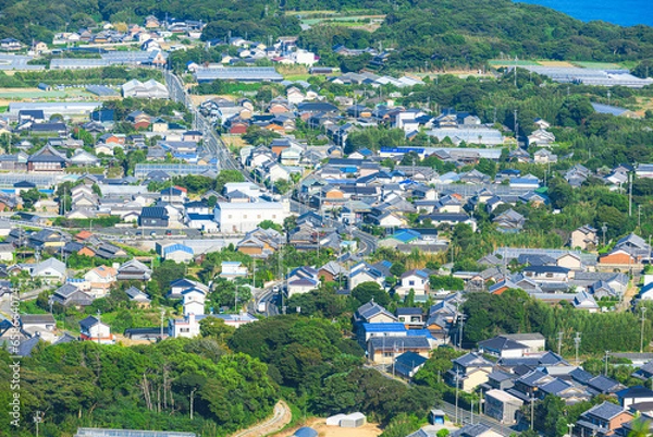 Obraz 愛知県田原市の町並み風景