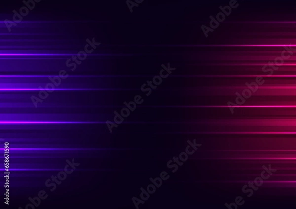 Obraz Dark abstract purple half line red pattern presentation background