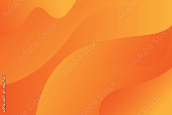 Fototapeta Abstract orange background with waves