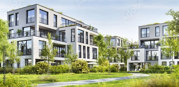 Obraz Complex Of Modern Residential Buildings