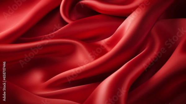 Obraz red satin background