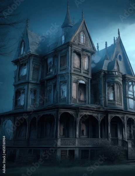 Obraz castle in the dark