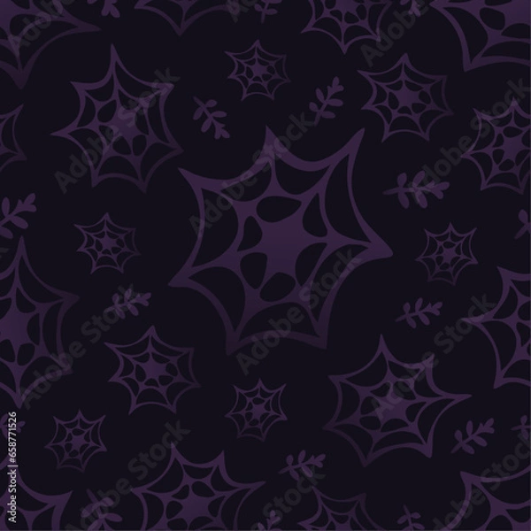 Obraz halloween pumpkins scary pattern
