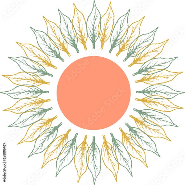 Obraz sun go green save planet