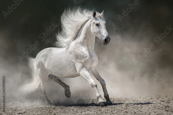 Obraz Horse free run in desert