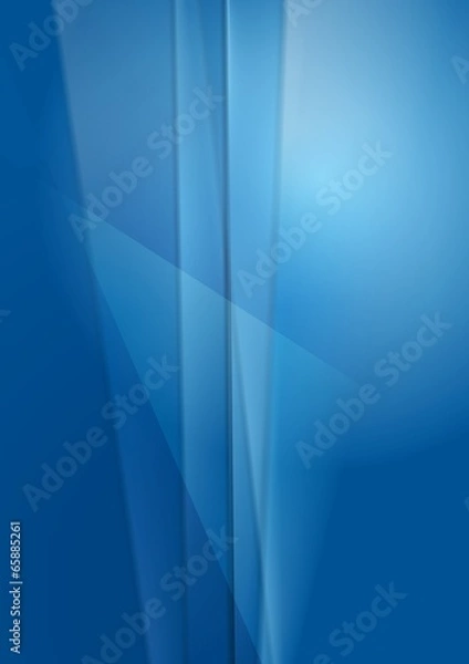 Fototapeta Bright blue vector background