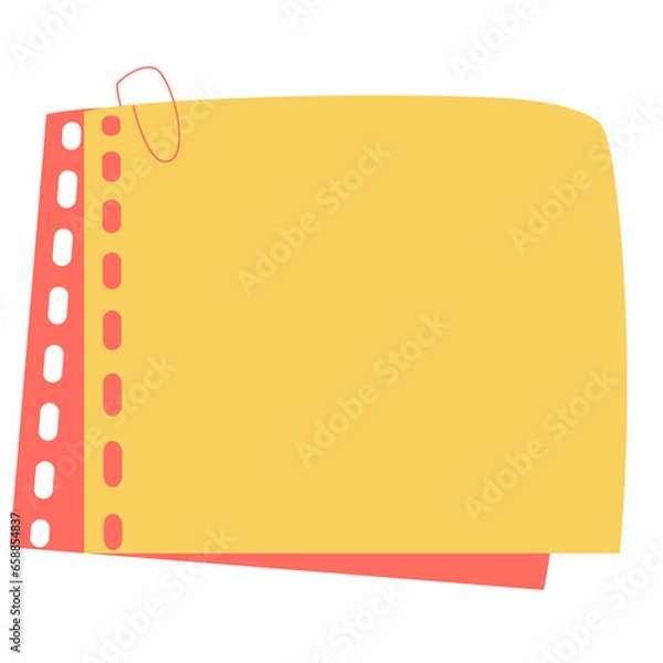Fototapeta Sticky Note Illustration