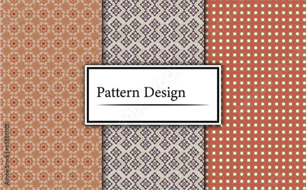 Obraz seamless, textile, fabric, pattern collection, Decorative wallpaper.