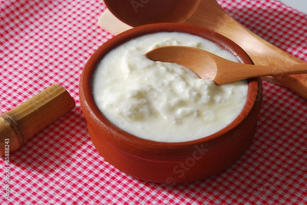 Fototapeta yogurt