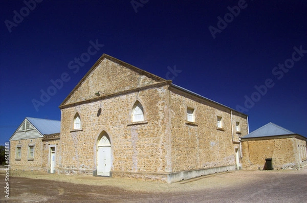 Obraz historic moonta buildings