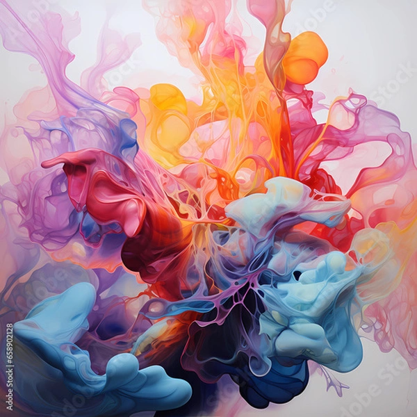 Obraz background with smoke