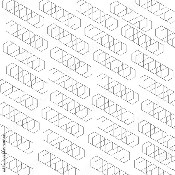 Obraz Cloud Line Pattern design