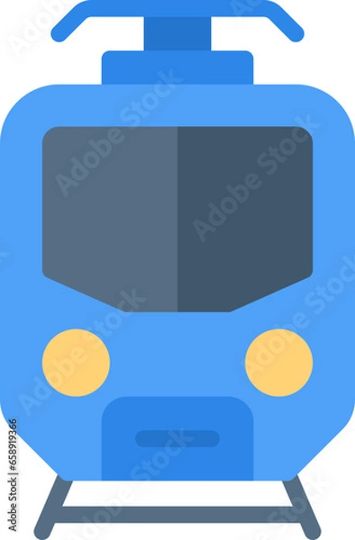 Fototapeta Electric train icon