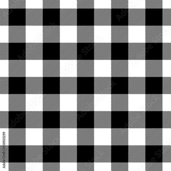 Fototapeta Buffalo plaid seamless pattern background