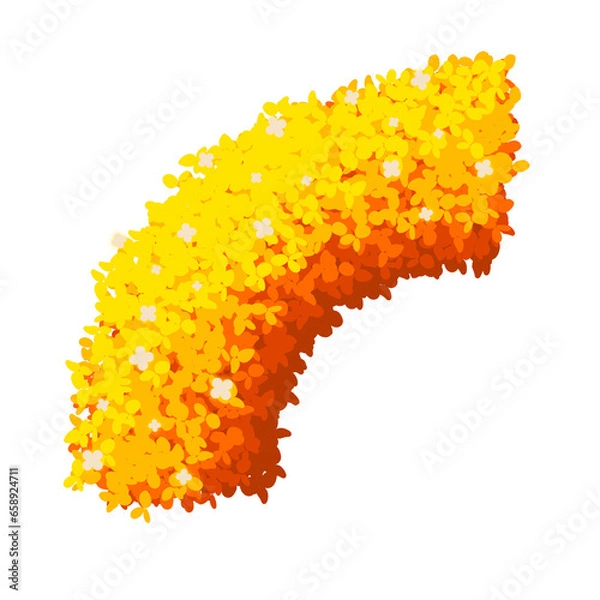 Obraz Cute rainbow bush