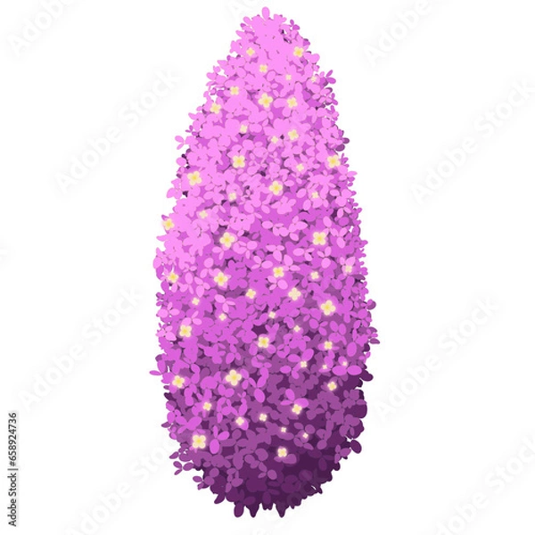 Obraz Cute rainbow bush