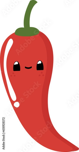 Obraz Set of cute vegetables