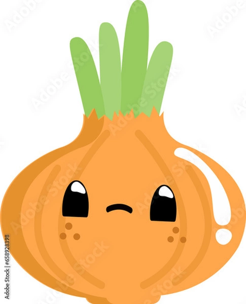 Obraz Set of cute vegetables