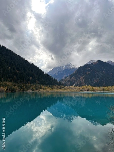 Obraz lake and mountains