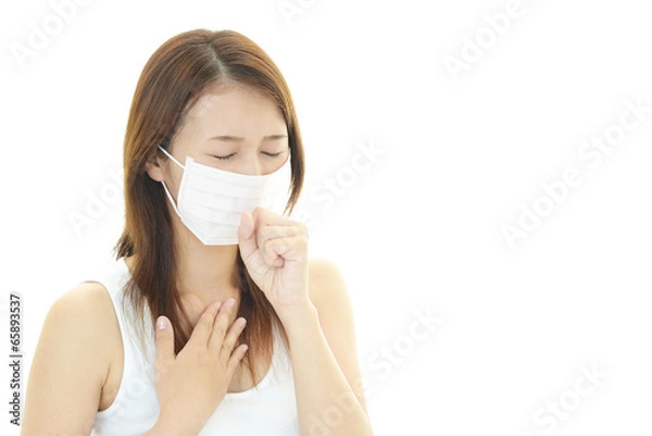 Fototapeta 風邪にり患した女性