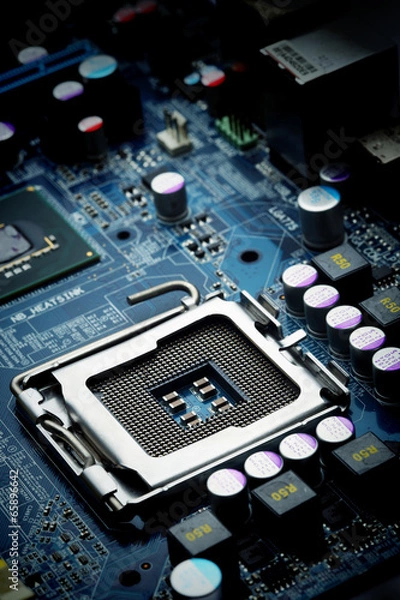 Obraz circuit board computer background