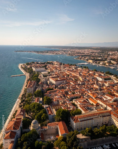 Obraz Sky view from Zadar, Croatia
