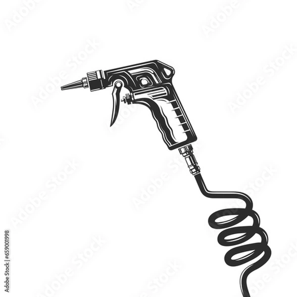 Fototapeta air compressor gun icon vector element web design