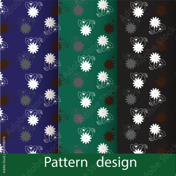 Fototapeta Seamless pattern background design.